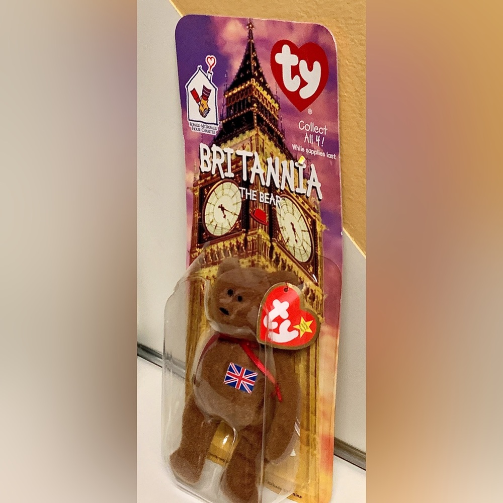 1999 1993 McDonalds Ty TEENIE BEANIE BABIES Britannia The Bear Misprints Errors
